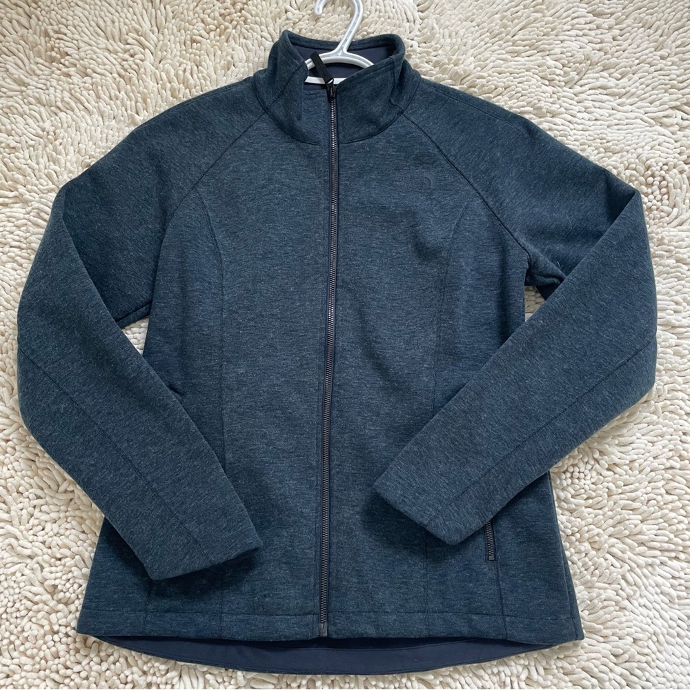 The north face wool blend sweater jacket
